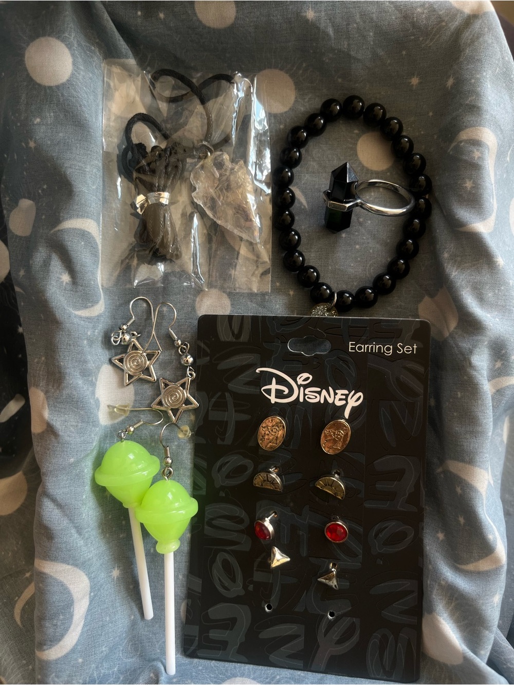 6 pc Costume Jewelry Lot